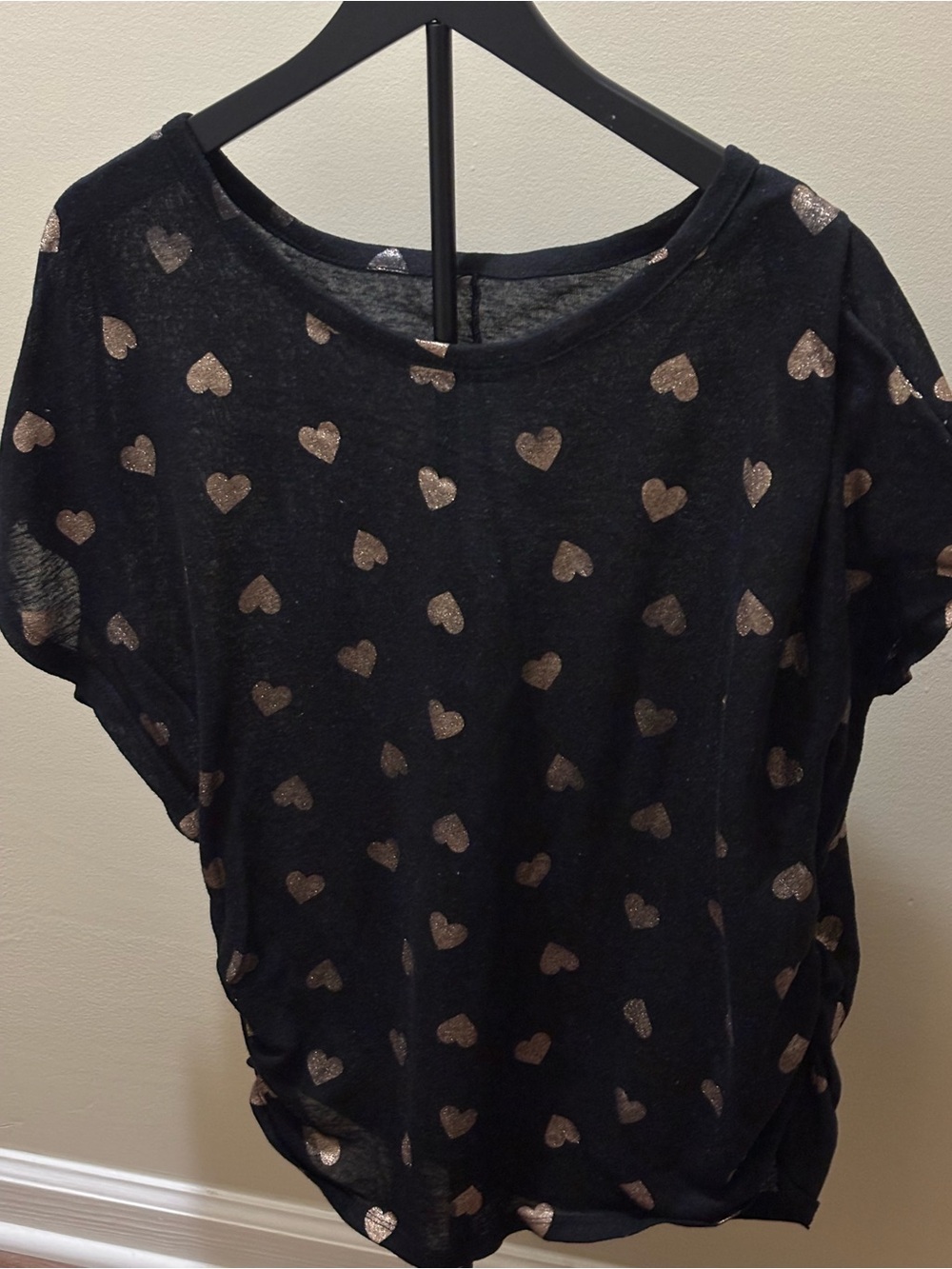 The Lot Of 2 Rouge Collection Glam Red & Black Gold Top in 3X size - Picture 7 of 9
